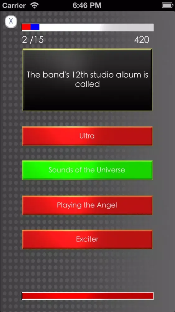 Captures d'écran de Trivia Fan Club - Depeche Mode Edition Free Multiplayer Quiz