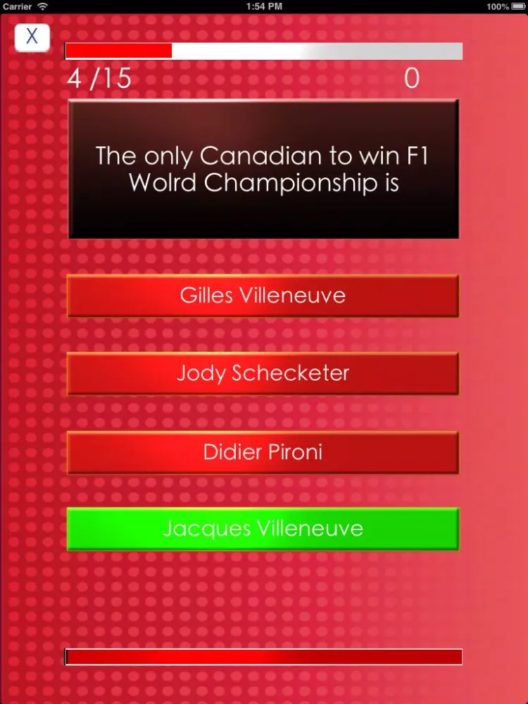 Trivia Fan Club - Free F1 Edition Motorsport Multiplayer Qiuz iPad  স্ক্রিনশট