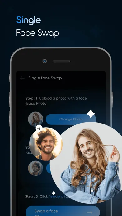 Screenshot di AI Face Swap Video & Photo App