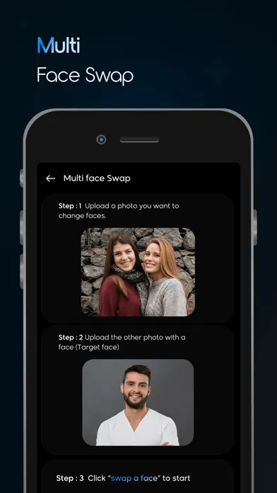 Screenshot di AI Face Swap Video & Photo App
