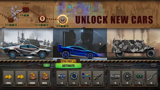 Tangkapan skrin Zombie Hill Racing: Earn Climb