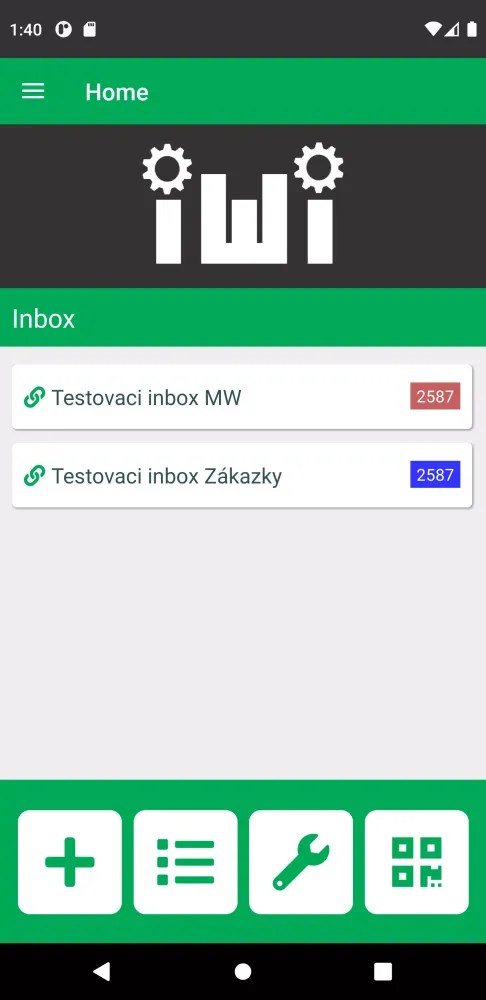 ภาพหน้าจอของ iWi Mobile