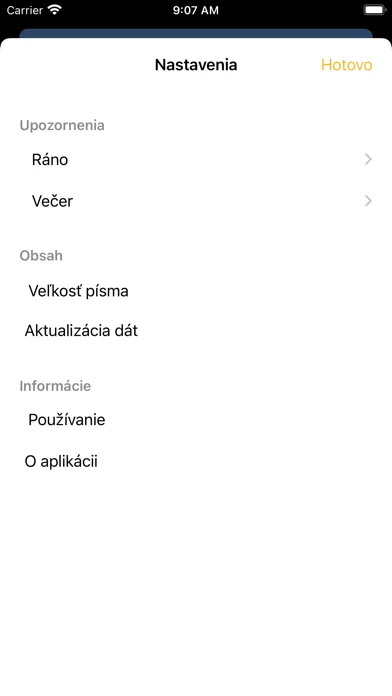Capturas de pantalla de Zamyslenia+