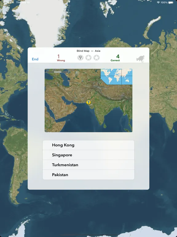 Ảnh chụp màn hình của Geography EDU iPad 