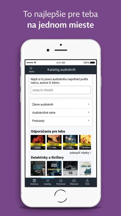 Tangkapan layar Martinus.sk Audioknihy