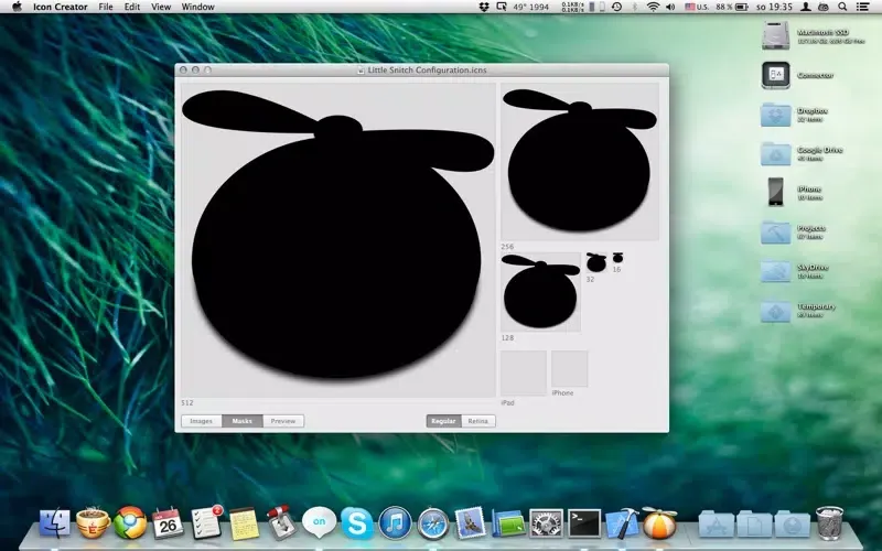 Icon Creator - ICNS and icon set composer 스크린샷