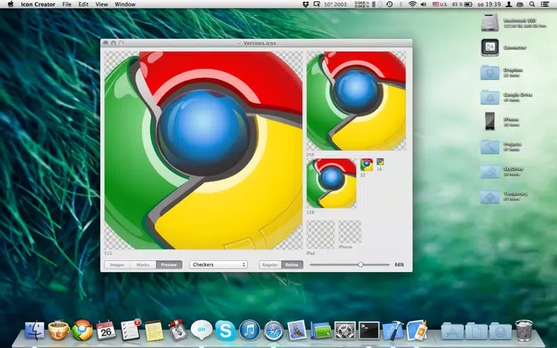 Icon Creator - ICNS and icon set composer 스크린샷