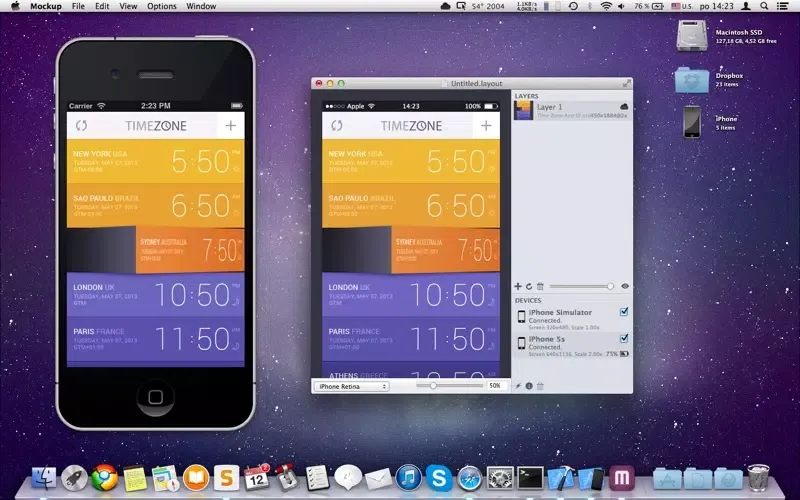 Ảnh chụp màn hình của Mockup - Live UI prototyping