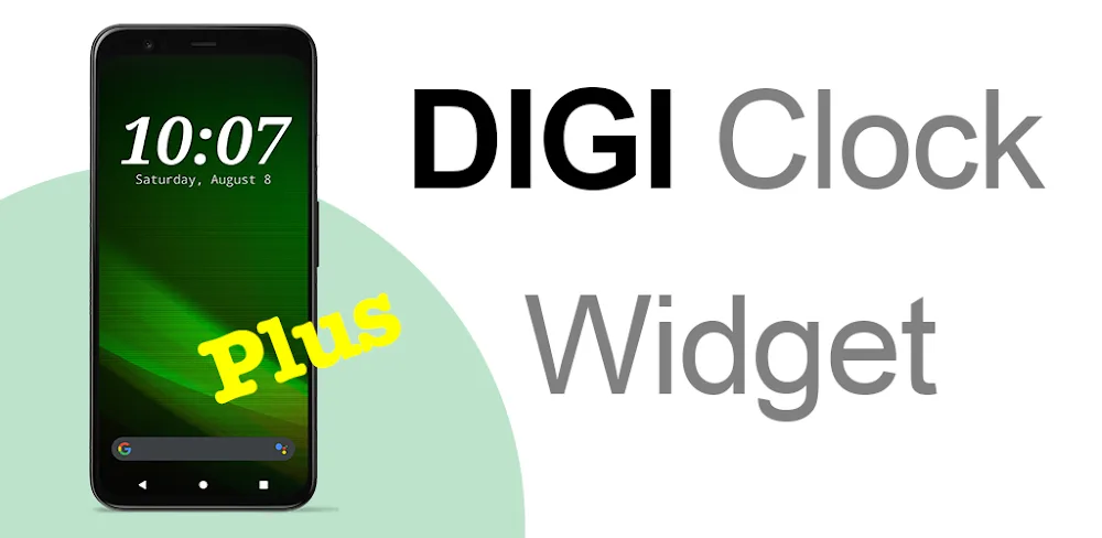 DIGI Clock Widget Plus