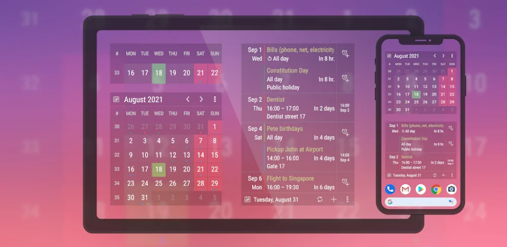 Calendar Widget