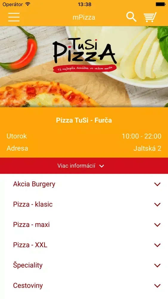 Pizza TuSi - Košice स्क्रीनशॉट