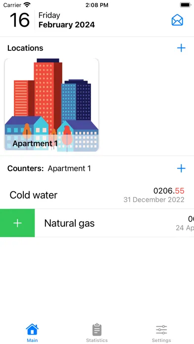 Counters log Screenshots