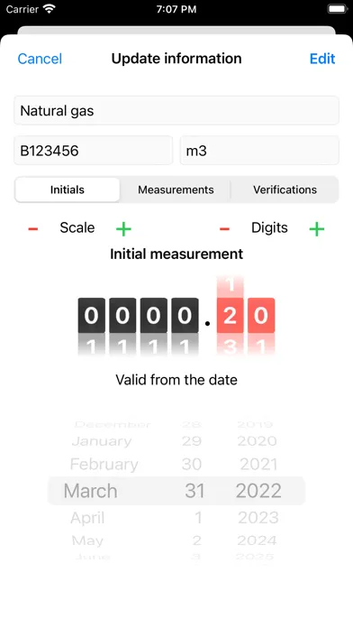 Counters log Screenshots