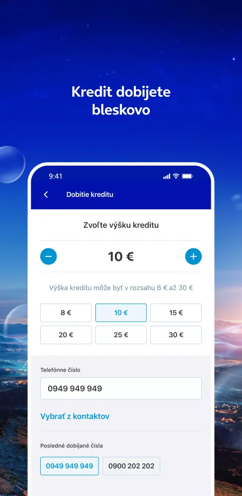 O2 aplikácia Screenshots