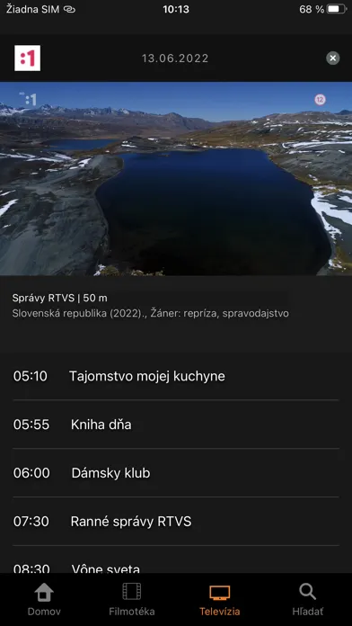 Orange TV سکرین شاٹس