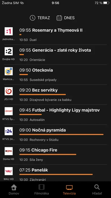 Orange TV سکرین شاٹس