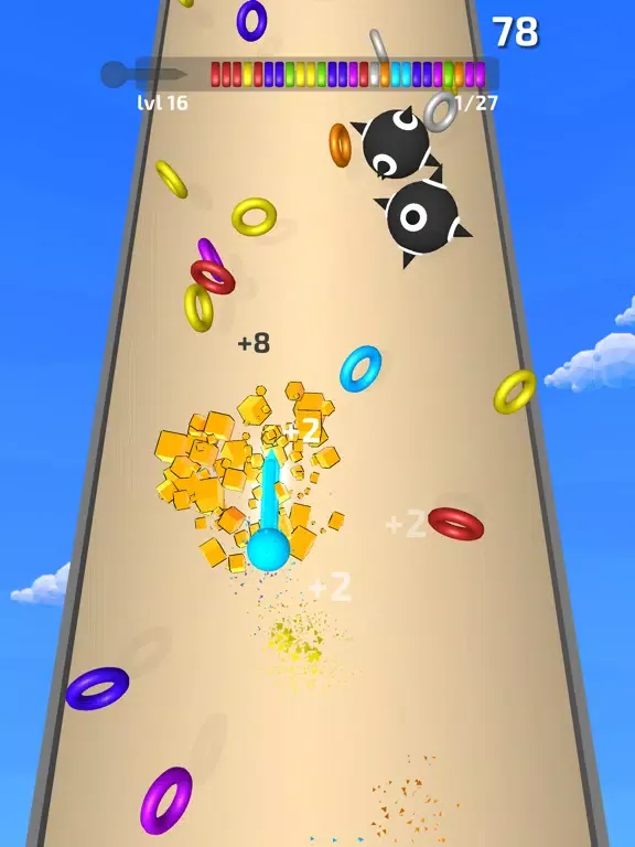 Aqua Rings 3D iPad  سکرین شاٹس