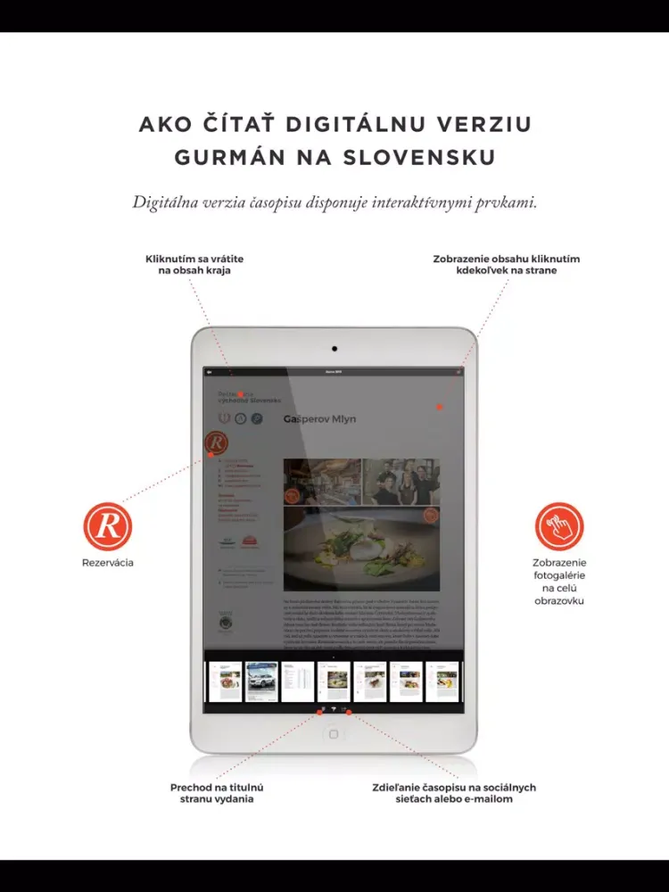 ภาพหน้าจอของ Gurmán na Slovensku 2018 iPad