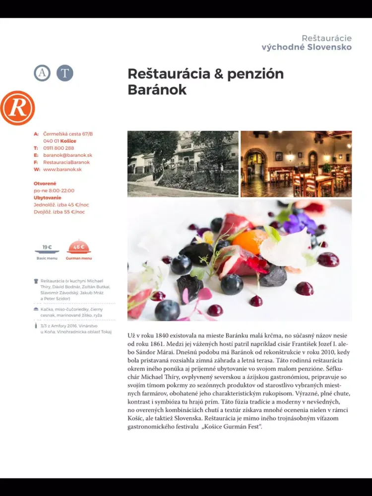 ภาพหน้าจอของ Gurmán na Slovensku 2018 iPad