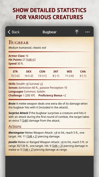 Encounter+ VTT for D&D 5E Ekran Görüntüleri