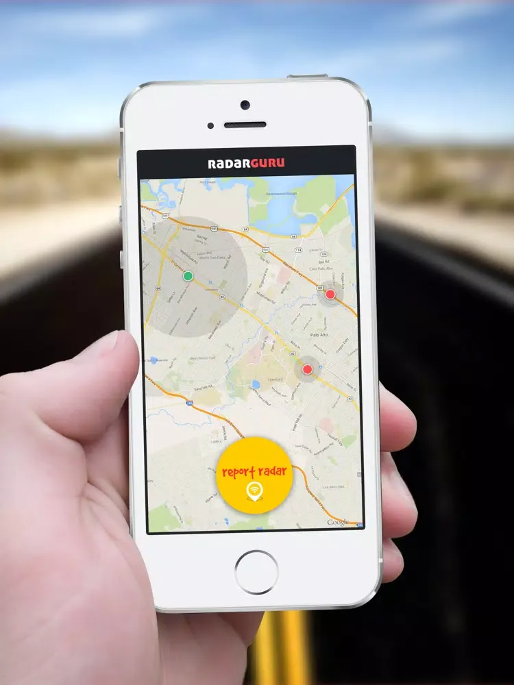 ภาพหน้าจอของ Radar Guru Police Radar - Orient iPad 