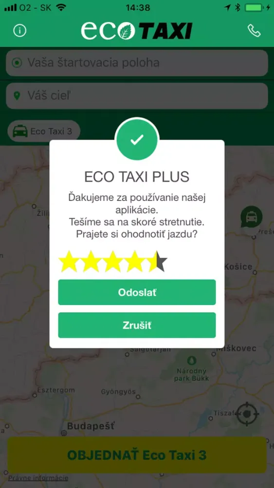 Скриншоты ECO TAXI PLUS