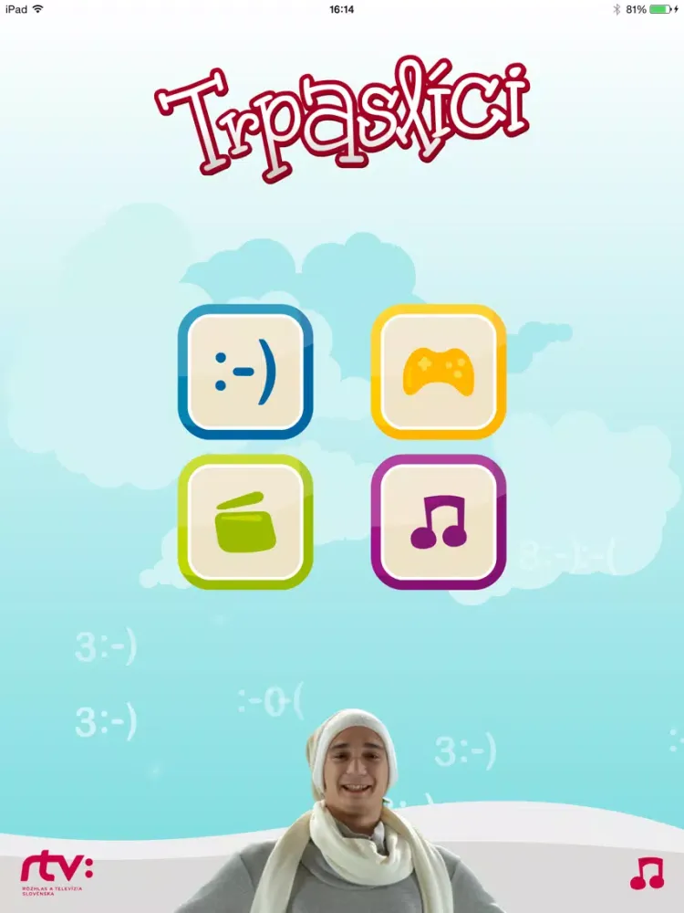 Tangkapan layar Trpaslíci iPad 