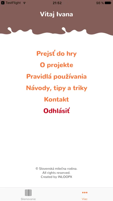 Captures d'écran de Adoptuj kravičku - Skener