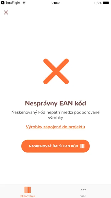 Captures d'écran de Adoptuj kravičku - Skener