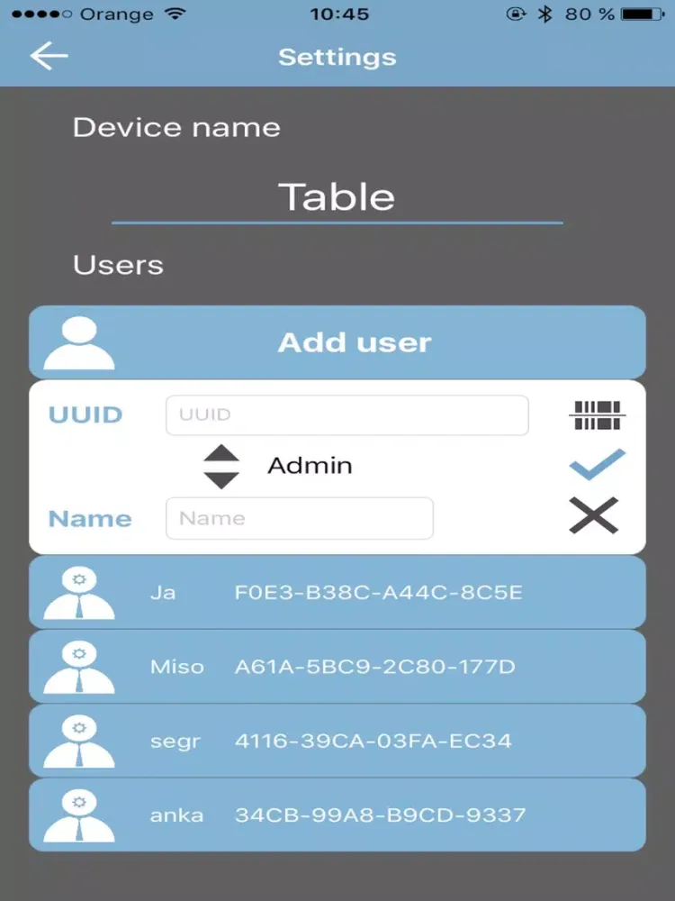 Скриншоты myGate controller iPad 