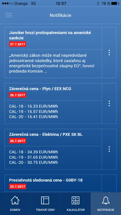 SSE PriceWatch スクリーンショット