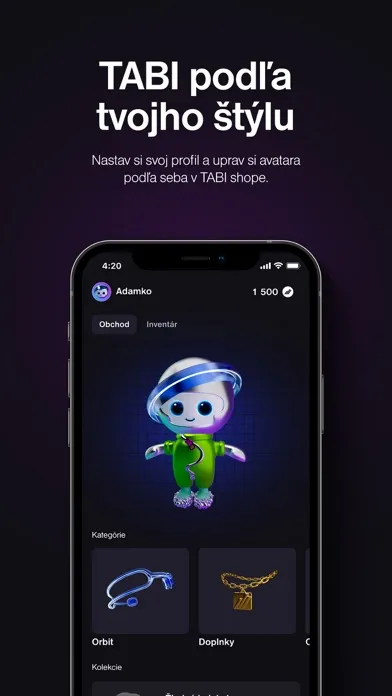 TABI: Detská banková aplikácia स्क्रीनशॉट