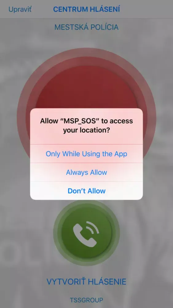 MSP SOS應用截圖