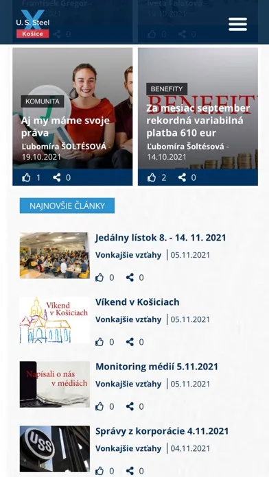 The X App Košice Screenshots