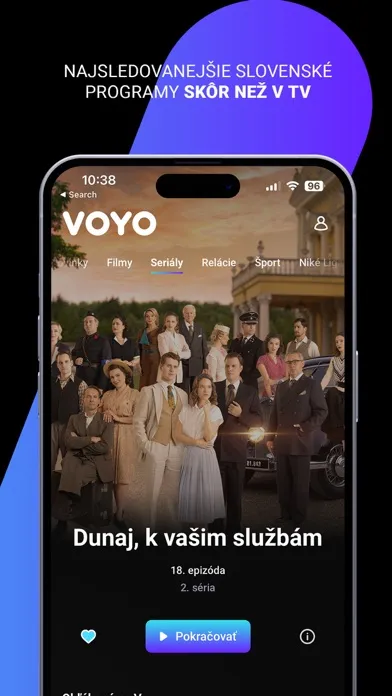 Voyo.sk سکرین شاٹس