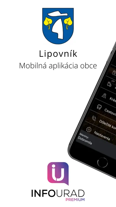 Capturas de tela do Obec Lipovník