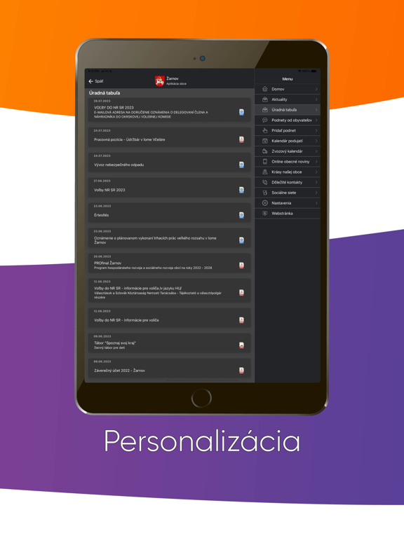 Žarnov iPad  سکرین شاٹس