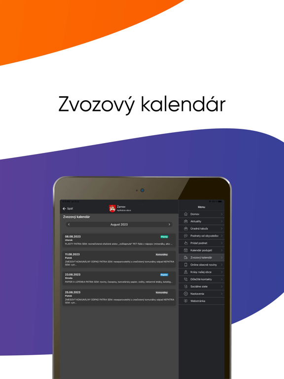 Žarnov iPad  سکرین شاٹس