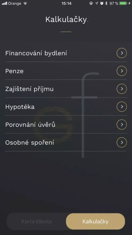 صور GoldenFin Finanční kalkulačka