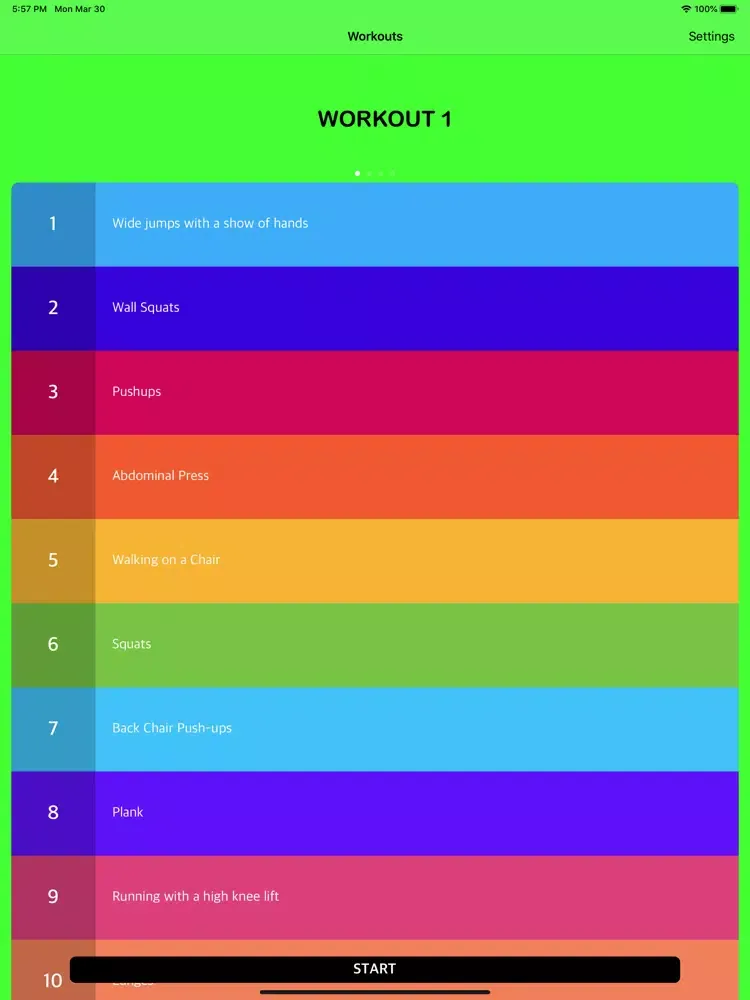 Screenshot di Home Workouts - Be Fit iPad 