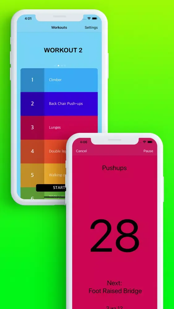 Screenshot di Home Workouts - Be Fit