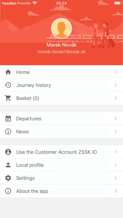 Tangkapan layar IDeme vlakom