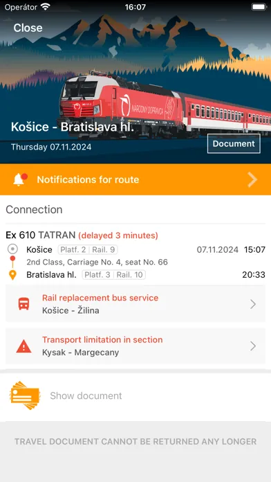 Tangkapan layar IDeme vlakom