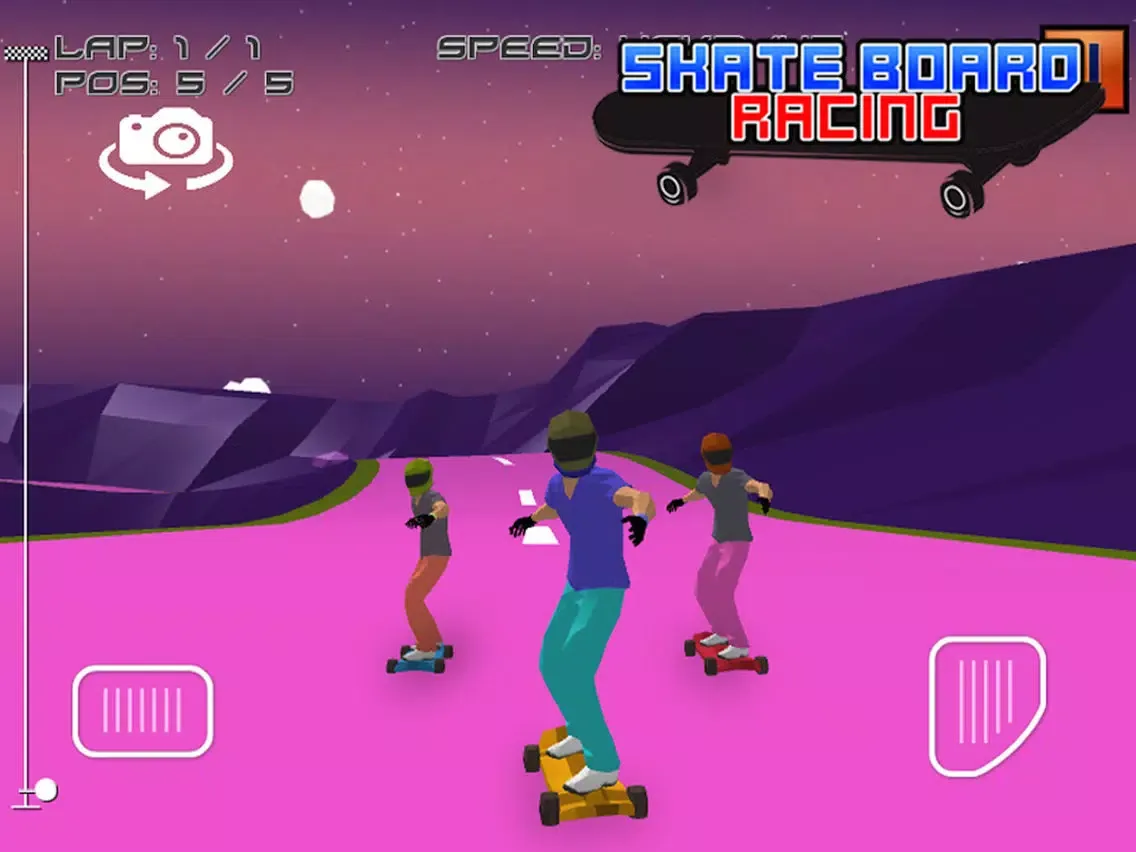 Ảnh chụp màn hình của Skate Board Racing - Game iPad 