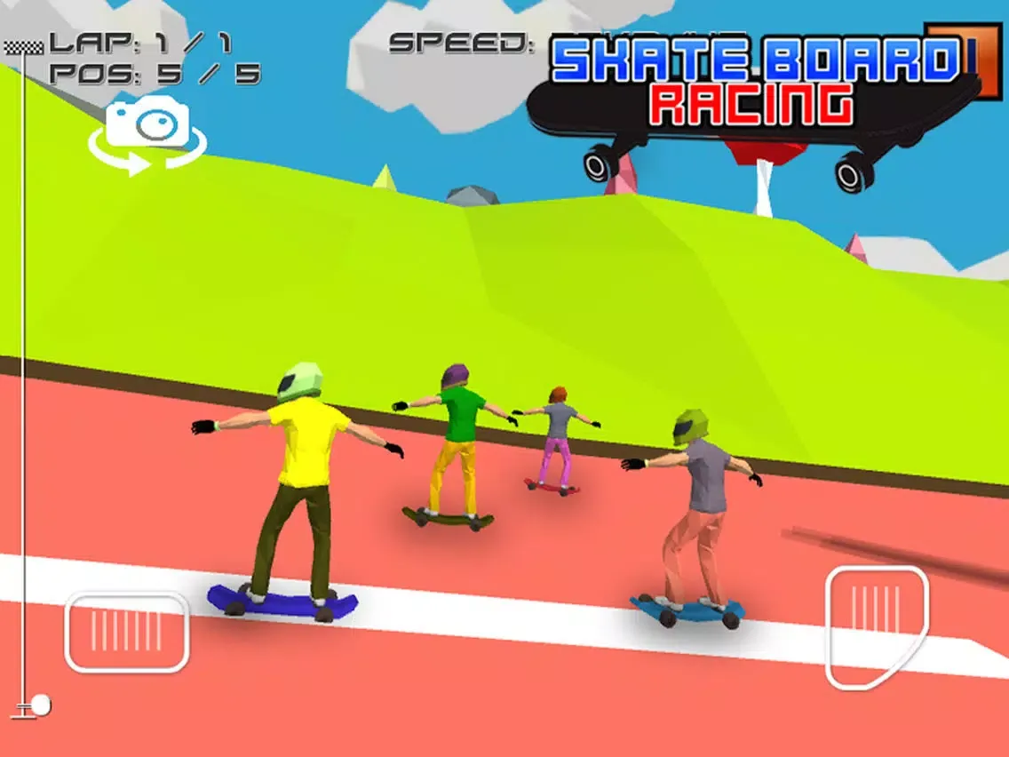 Ảnh chụp màn hình của Skate Board Racing - Game iPad 