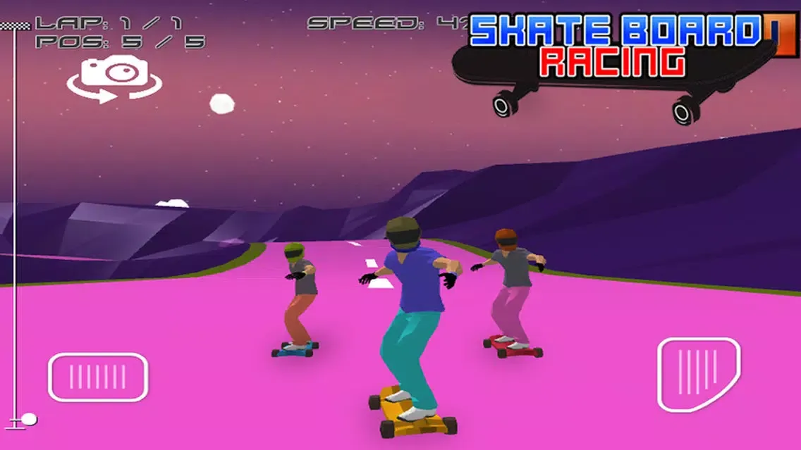 Ảnh chụp màn hình của Skate Board Racing - Game