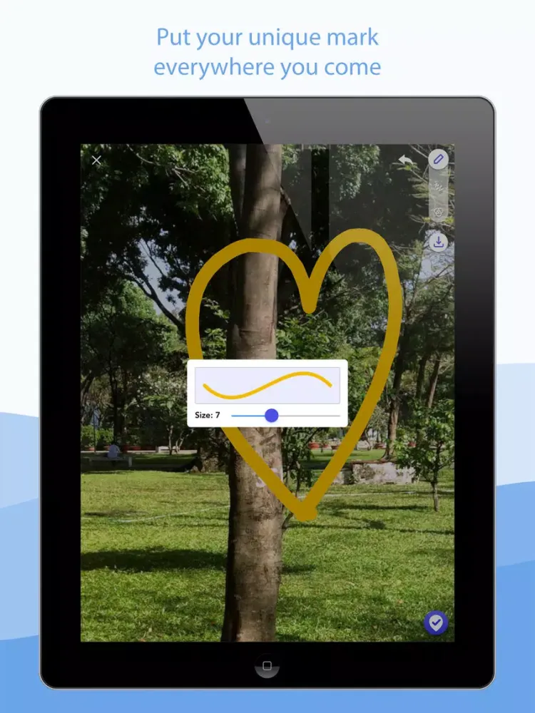 Zrzuty ekranu AR Checkin iPad 