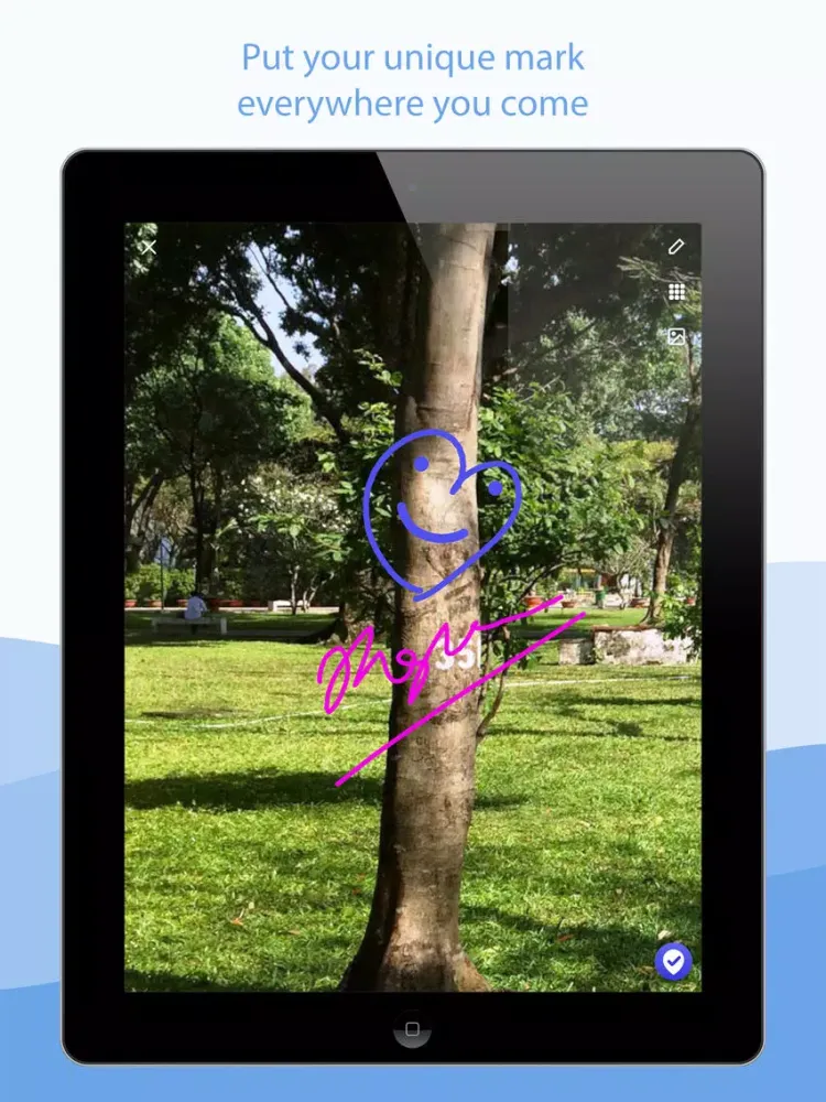 Zrzuty ekranu AR Checkin iPad 