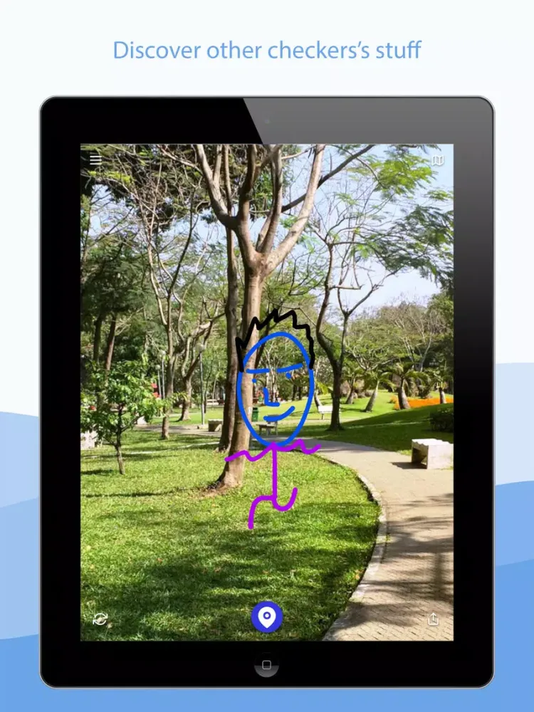 Zrzuty ekranu AR Checkin iPad 