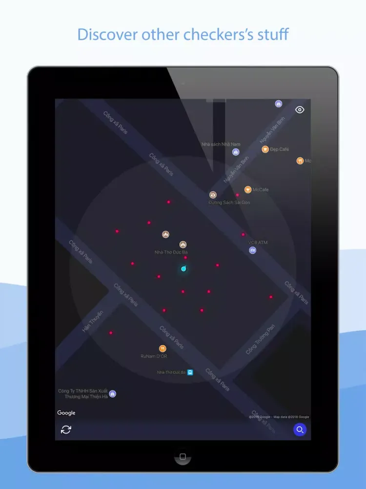 Zrzuty ekranu AR Checkin iPad 